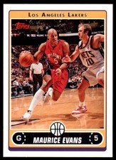 2006-07 Topps. Maurice Evans Los Angeles Lakers #60