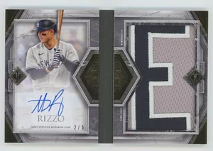 Folleto Anthony Rizzo 2023 automático/5 #TARBC-ARI "E" PARCHE JUMBO - Imagen 1 de 2