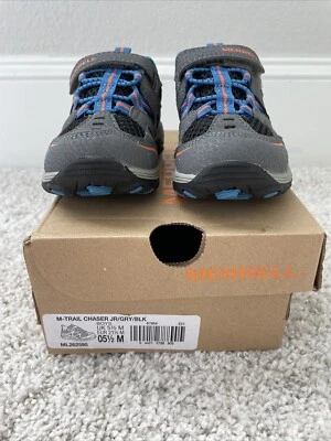 Zapatilla deportiva de senderismo Merrell Child Trail Chaser Jr gris negra talla 5,5 niño-nueva Foto 1 de 3