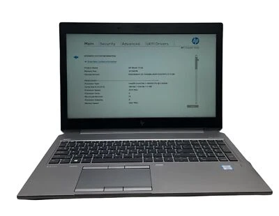 HP ZBOOK 15 G6 i7 2.6GHz 32GB RAM 512GB SSD--GRADE D - Image 1 of 4