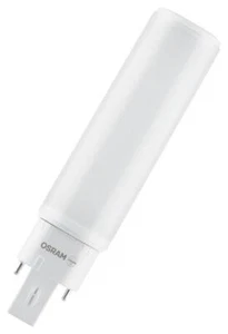 6W LED Tube, G24q-1, 3000K, 600lm, Non-Dimmable, 120° - 4058075558663 - Picture 1 of 1