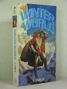 1st, signed by author, Winter World 1: Winter World by C J Mills (1988,SF PBO) - Picture 1 of 3