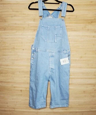 Новый с Ярлыками Topman синий джинсовой ткани джинсы Dungarees / шорты комбинезон Sz маленький - Изображение 1 из 4