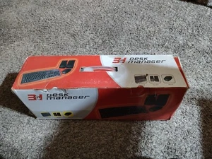 3 In 1 Desk Manager Keyboard Mouse Speakers - Picture 1 of 4