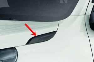 BLACK HOOD GARNISH SIDE COVER TRIM GENUINE FOR TOYOTA FORTUNER 2015-16 - Picture 1 of 2