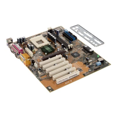 Motherboard ATX ASUS A7v-e Rev.1.01 Socket 462 (A) Sdram AGP PCI - Image 1 of 3