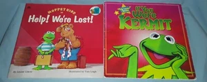Vintage Muppet Kermit Preschool Books (2), Paperback, Muppet Kids, Jim Henson - Picture 1 of 3