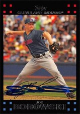 Joe Borowski autographed Baseball Card (Cleveland Indians) 2007 Topps #345
