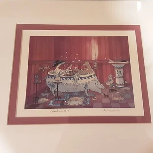 Kenneth Koskela AK Druck mit dem Titel "Schachmatt!" - Bleistift signiert - Bild 1 von 9