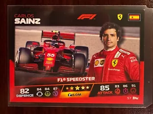 Topps F1 Turbo Attax 2021 - #57 Carlos Sainz - Foto 1 di 2