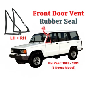Isuzu Trooper / Bighorn 5D Model (1988-1991) Front Door Vent Rubber Seal Pair - Bild 1 von 5