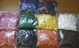 1000 x 16mm Opaque Counters 10 Colours Board Games RPG Counters Bulk Wholesale - Picture 1 of 22