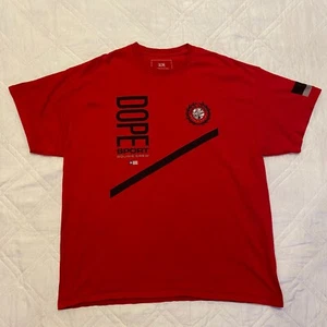 Dope Sport Bougie Crew Red T shirt XL - Picture 1 of 5