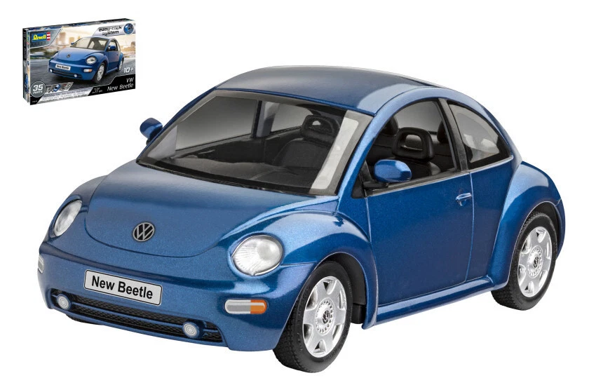 Modellino auto model kit di montaggio Revell VW NEW BEETLE scala 1:24 modellismo - Immagine 1 di 1