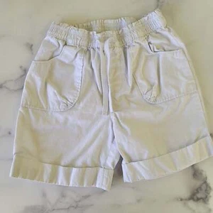 Tough skins 6X girls kids brilliant white utility shorts pull on 100% cotton - Picture 1 of 5