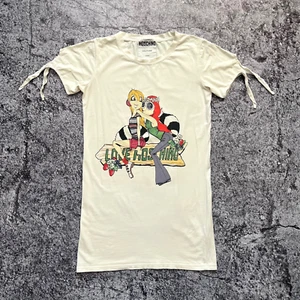T-shirt Moschino Couture Milano lunga grande logo bianca taglia - M - Foto 1 di 11