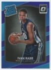 2017 18 Donruss Optic Blue Rated Rookie Ivan Rabb Rookie Memphis Grizzlies 156