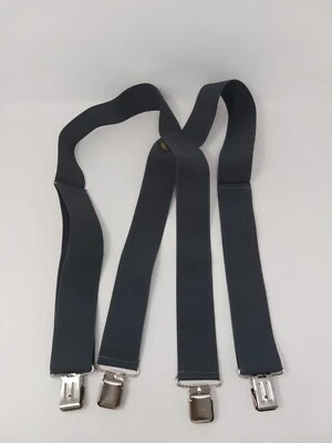 De Colección Welch Mfg Co Tirantes Ropa de Trabajo Gris Clip-On Ajustable Hecho en EE. UU. USADO EN EXCELENTE ESTADO Foto 1 de 4