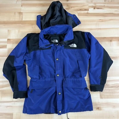 Chaqueta De Colección The North Face Mountain Guide Mujer XL Azul Negro Goretex Parka Años 90 Foto 1 de 4