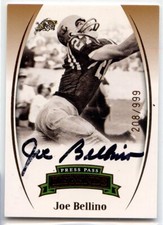 Joe Bellino signed autographed AUTO 2007 Press Pass card #B-80 Heisman