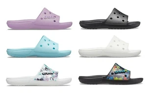 Sandalias sin cordones de verano ligeras Crocs Classic Slide adultos para hombre y mujer - Imagen 1 de 48