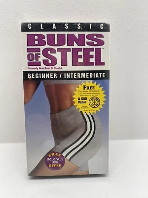 Buns Of Steel VHS Beginner/Intermediate Formerly New Buns 4 Exercise Workout - Image 1 of 2