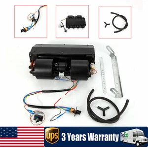 Universal Underdash Air Conditioning Evaporator Heat Cool A/C Kit Compressor 12V - Picture 1 of 22