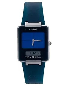 Orologio Tissot Two Timer Anadigit Vintage Nos T300b 30x27mm Scontatissimo Nuovo - Foto 1 di 8