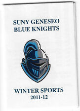 2011-12 Suny Geneseo Blue Knights College Hockey Basketball Schedule !!!