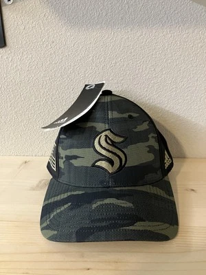 Sombrero Adidas Seattle Kraken Apreciación Militar S/M Foto 1 de 4