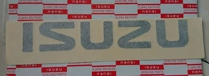 Logo Adhesivo Insignia Calcomanía Placa ISUZU Original Trooper Big HORN Elf NPR Giga GRANDE - Imagen 1 de 4