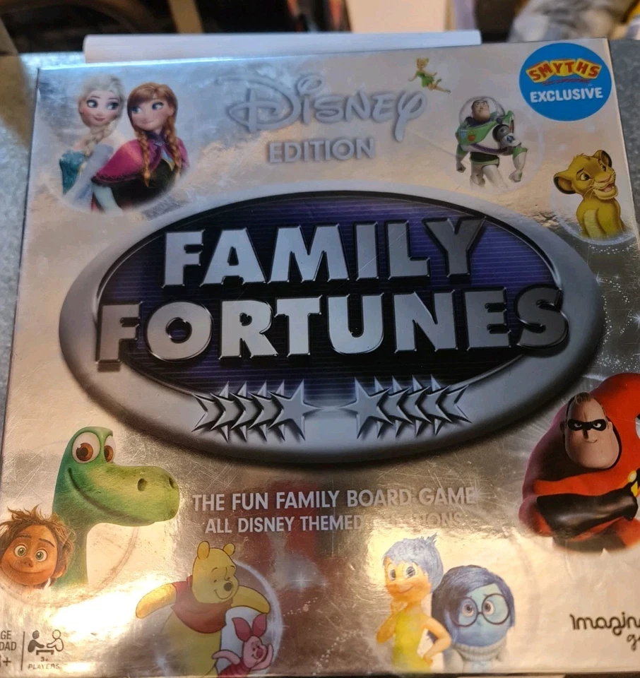 203. Smyths Exclusive Disney Edition Family Fortunes Board Game Complete. - Image 1 of 1