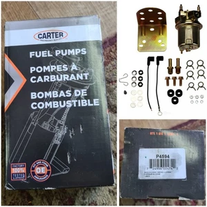 Carter P4594 Electric Fuel Pump Carb Muscle Car V8 V6 Holley Edelbrock NEW BOXED - Picture 1 of 6