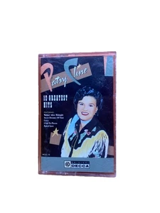Patsy Cline 12 Greatest Hits Vtg 1988 Cassette Tape Country Music Decca MCAC-12 - Picture 1 of 2