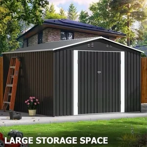 10 x 10 FT Storage Metal Shed - Picture 1 of 5