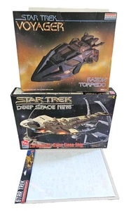 2x LOTTO MONOGRAMMA SILURO KAZON + DECALCOMANIA AZTECA AMT STAR TREK CLASSE CARDASSIAN GALOR - Foto 1 di 4