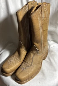 De Colección DINGO ACME Campus Mujer Botas Cuero Marrón Talla 10B Puntera Cuadrada NUEVAS Hechas en EE. UU. - Imagen 1 de 7