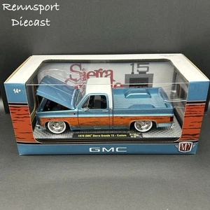 M2 MACHINES 1:24 1976 GMC SIERRA GRANDE 15 CUSTOM SQUAREBODY - Picture 1 of 2