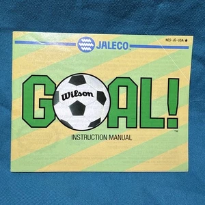 Goal! Authentic Original NES Nintendo Manual Only - Picture 1 of 13