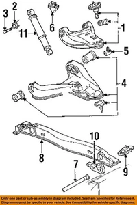 GM OEM Suspensión Delantera-Aislador Crossmember 15958511 - Imagen 1 de 3