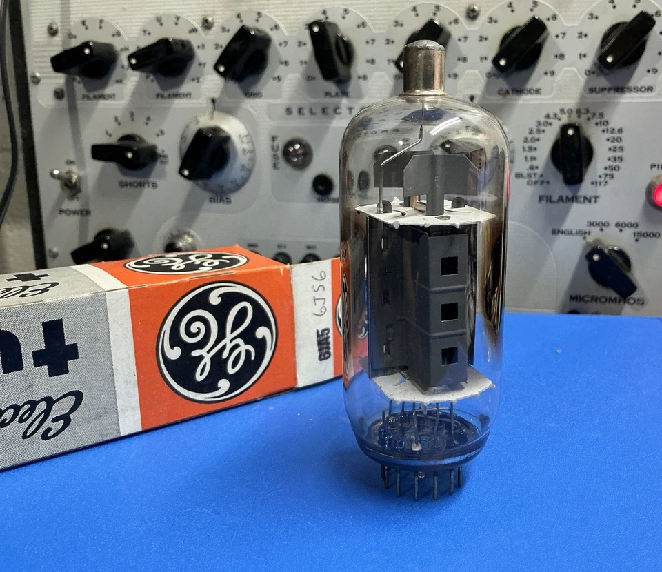 TUBO DE VACÍO ELÉCTRICO STRONG GE 6JS6 - PROBADO EN MUY BUEN ESTADO - USADO Foto 1 de 4