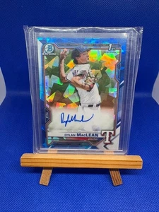 Dylan MacLean 2021 1st Bowman Chrome Sapphire Auto - Picture 1 of 2