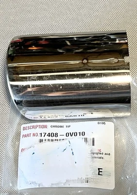OEM GENUINE TOYOTA 2012-2024 CAMRY CHROME EXHAUST TAIL PIPE TIP 17408-0V010 - Image 1 of 4