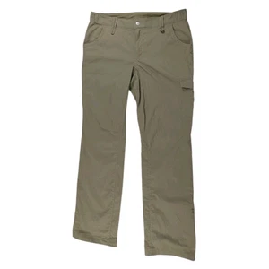 Duluth Trading Dry on the Fly Bootcut Cargo Pant Women's Size 14 (36 x 34) Green - Picture 1 of 8