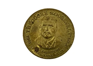 1901-1909 Theodore Roosevelt 26th President Coin/Medal - Rare - Picture 1 of 5