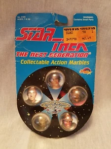Nice 1993 Star Trek The Next Generation Action Marbles Rare - Picture 1 of 6