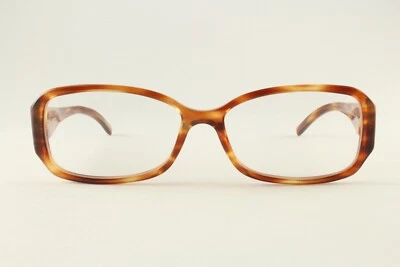 Óculos Givenchy VGV 641S COL. 06K1 54mm armação listrada marrom Itália autêntico - Imagem 1 de 4