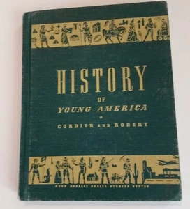 History of Young America, Cordier & Robert, 1954 hardcover textbook - Picture 1 of 15