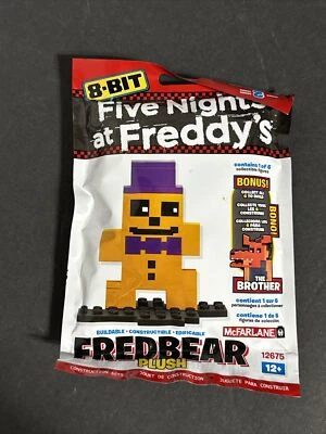 McFarlane - Five Nights At Freddy’s FNAF - 8-bit Series 2 - Fredbear Plush New!! - Image 1 of 2