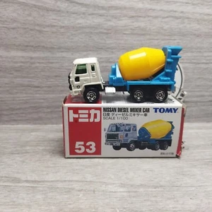 Tomica Tomy No 53 Nissan Diesel Mixer Car - Picture 1 of 7